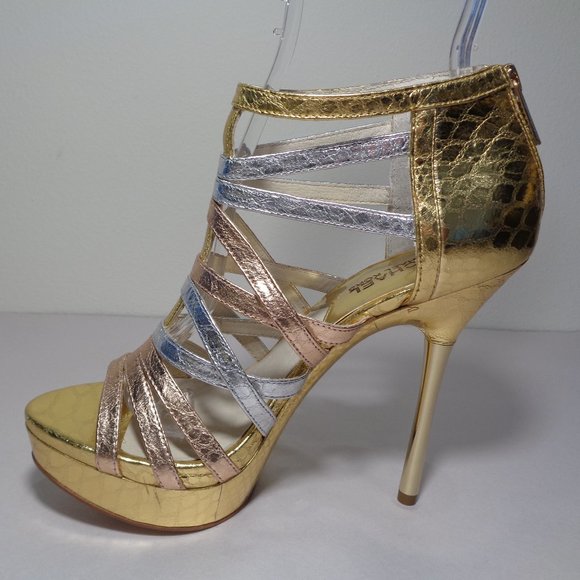 Michael Kors Size 9.5 MADDIE PLATFORM New Sandals - Picture 15 of 15